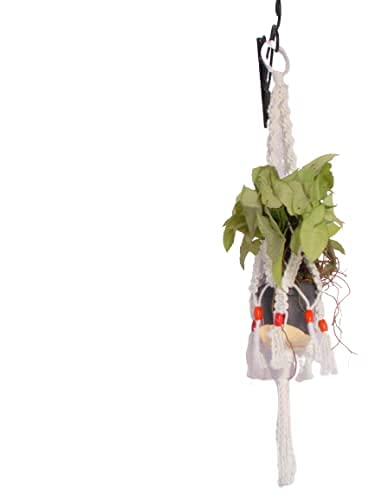 Fair Garden Solution Plant Hangers , Cotton Plant Hanger, White,