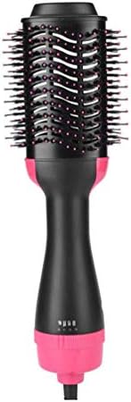 JASZHAO 2 in 1 Multifunctional Hair Dryer & Volumizer Rotating Hair Brush Roller Rotate Styler Comb Styling Straightening Curling Iron