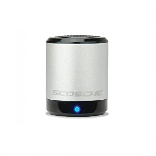 Scosche PMSSR boomCAN 3.5mm Aux Portable Speaker (Silver)