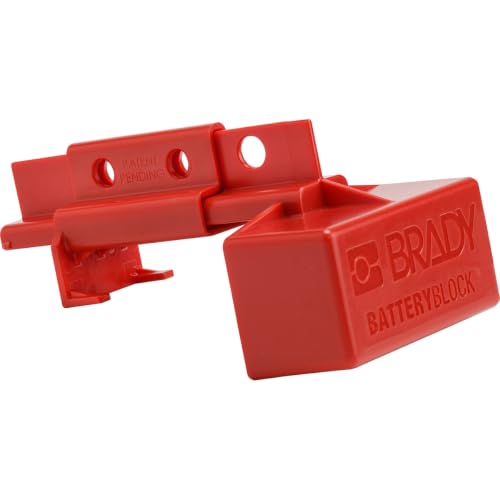 BatteryBlock Power Connector Locking Device, Red