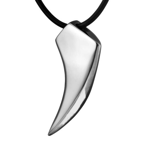 Unique Urban Jewelry Stainless Steel Silver Spear Men s Pendant Necklace 19"