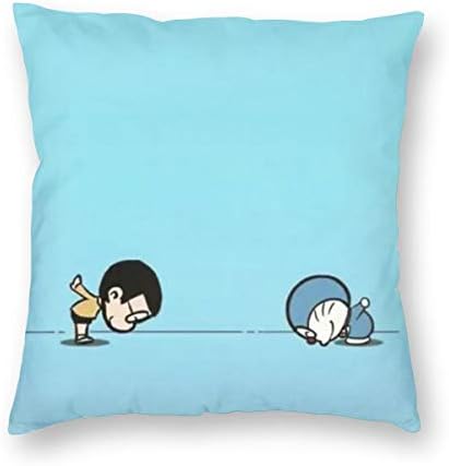 CHASITY FREDERICK Doraemon More Size Throw Pillow Covers Double Side Print Pillows Square Pillowcases Throw Cushion Covers