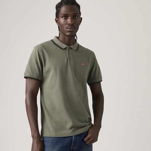 Levis HM Polo Wood Tipping Stripe Mulled
