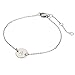 HUAN XUN Stainless Steel A Initial Bracelet for Girls Best Friend Gifts