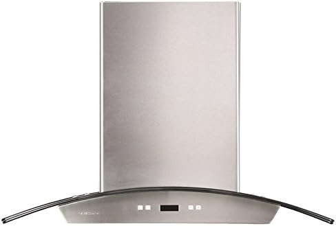 CAVALIERE 24" Wall Mounted Stainless Steel / Glass Kitchen Range Hood 900 CFM SV218D-24