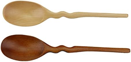 Wood Tea Spoon / Espresso Spoon,Set of 2,by SweetDays