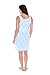 2 in 1 Baby Be Mine Maternity Nursing Nightgown Sleeveless Hospital Bag Must Have, Pregnancy and Breastfeeding (Medium, Marin)