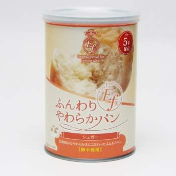 Amazon 非常食 パン 缶詰 5年保存 セット ふんわりやわらかパン Ef缶 シュガー 24缶入り ケース販売 卵 不使用 災害 備蓄 オリジナル Believe ビリーブ 食品 飲料 お酒 通販