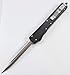 TacKnives OTF Double Action Safety Knife Out-The-Front MTU11G (Black)