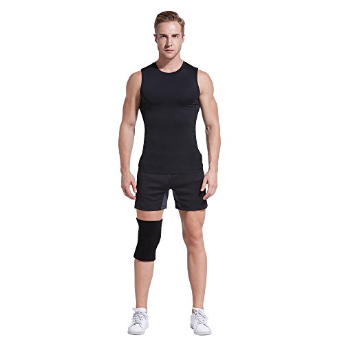 Hoter Premium Sports Cotton Compression Knee Band, Knee Sleeve, Knee Support for Joint Pain Relief and Running