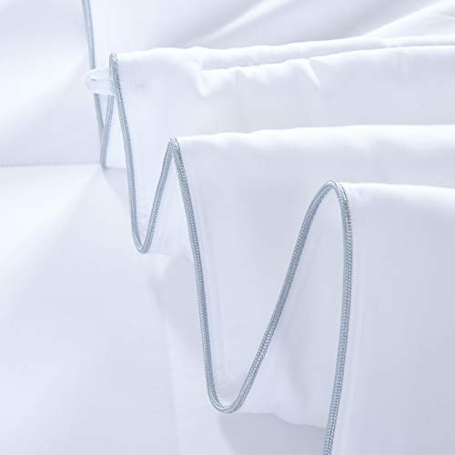 HOMBYS Lightweight Cooling Eucalyptus, Viscose Made from Bamboo Fill Tencel Comforter, 100