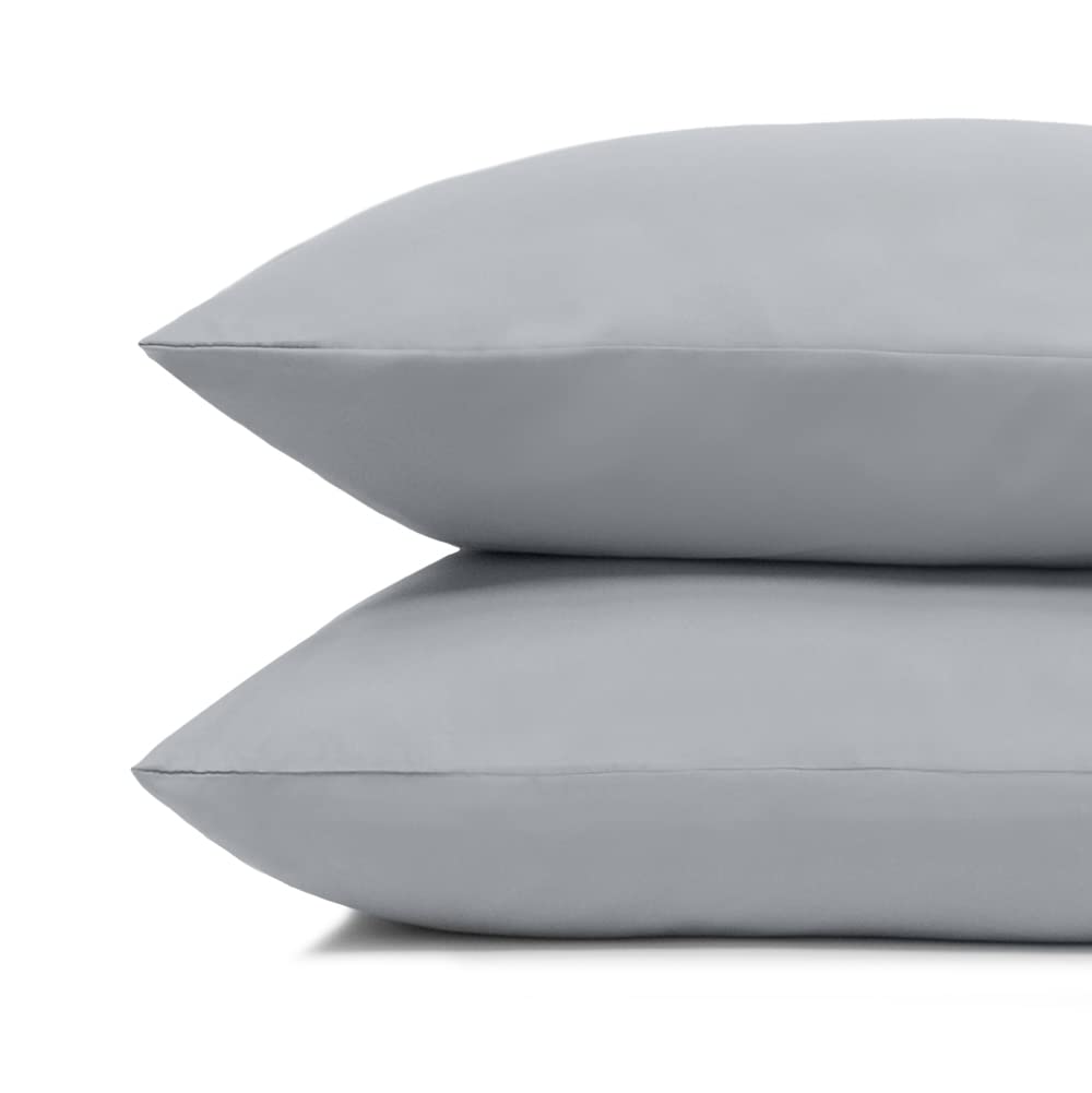 Jennifer Adams 2 Piece Pillowcase (Graphite, Standard)