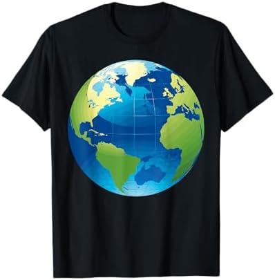 Amazon.com: WORLD GLOBE LINE ART MAP PLANET EARTH ATLAS TRAVEL T