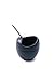Silicone Gourd with Bombilla (BLACK)
