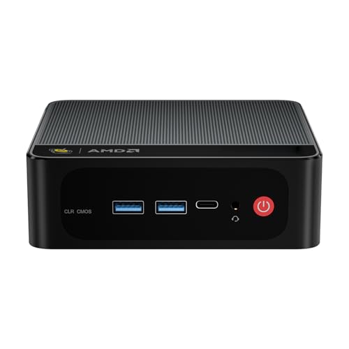 Beelink Mini PC Multifunctional SER5 Pro, Ryzen 5 5625U (up to 4.3GHz), 16GB RAM DDR4 SSD 500GB, Mini Computer for Light Gaming, Support Three Displays 4K (HDMI+DP+Type-C), 2.5G LAN