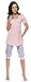 dn nightwear Women's Maternity Nursing Breastfeeding Pajama Set PCB5006