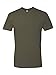 Next Level Mens Premium Fitted Short-Sleeve Crew T-Shirt - Large - Military Green