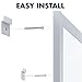 Quartet Whiteboard, Non-Magnetic Dry Erase White Board, 2' x 1.5', Total Erase, Silver Aluminum Frame (S531)