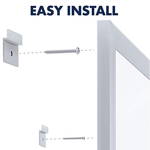 Quartet Whiteboard, Dry Erase White Board, 5' x 3', Total