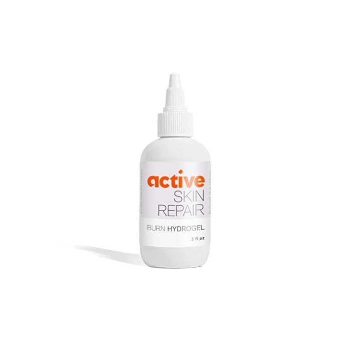 Active Skin Repair First Aid Burn Hydrogel - Natural, Non-Toxic, and No Sting Burn Relief Gel - Doctor Recommended…