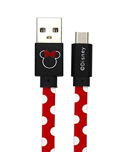 ERT GROUP Micro 1m USB CABLE original and officially licensed Disney MINNIE Red