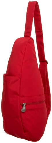 AmeriBag Small Classic Microfiber Healthy Back Bag, Red, One Size