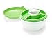 Salad To-go Container with Locking Lid Tabs