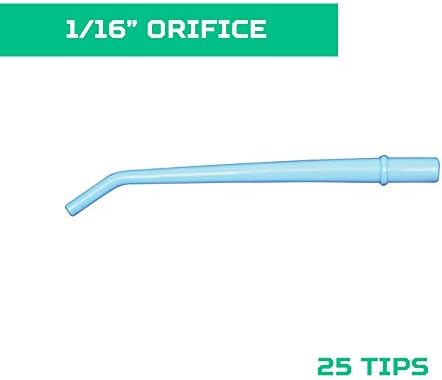 Surgical Aspirator Suction Tips 25 PCS 1/16" Orifice