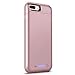 iPhone 8 Plus / 7 Plus Battery Case 7000mAh, Gasopic Extended Rechargeable Charger Case External Battery Pack Portable Power Bank Protective Charging Case for iPhone 7 Plus, 8 Plus (5.5inch)-Rose Gold
