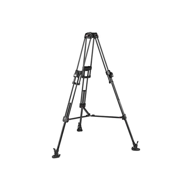 Manfrotto, Profi-Videokamera-Stativ 645, Tripod aus Carbon mit schnellen Doppelrohrbeinen, Kamerastativ für Digitalkameras, Camcorder, Videosystem, Videofilmer – Bild 3