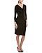 Anne Klein Women's 3/4 Sleeve Cowl Neck Jersey Dress