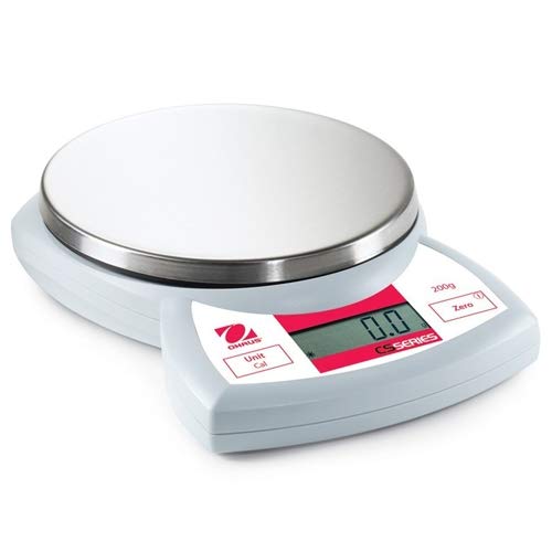Ohaus CS200P Compact Scale, 200g Capacity and 0.1g Readability, with U.S. Postal Chart