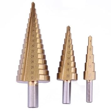 Generic Triangle Shank Step Drill/Pagoda Drill/Ladder Drill 4-12/4-20/4-32