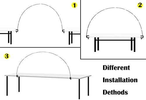 LANGXUN 12ft Black Table Balloon Arch Kit, Balloon Arch Stand Frame For Birthday Party Wedding and Graduation Decorations, Christmas Decort Baby Shower Bachelor Party Supplies