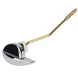 Pixnor Angle Fitting Side Mount Toilet Lever Handle for TOTO Kohler Toilet Tank