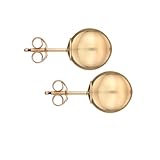 14K Gold Filled High Polished Ball Stud Earrings - 8mm