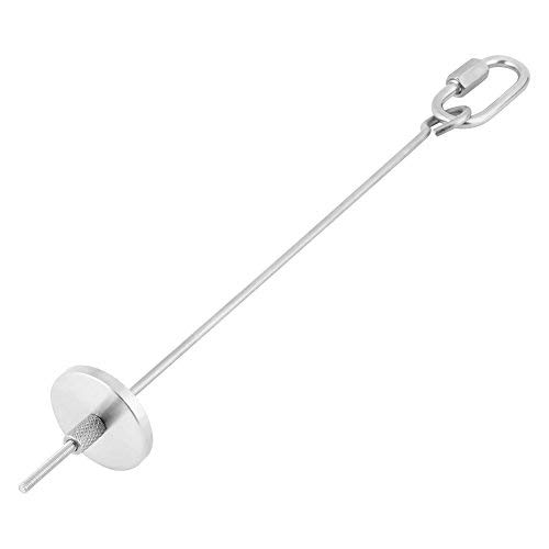 Parrot Bird Food Stick Holder, Fruit Vegetable Holder Stainless Steel Skewer Hanging Food Feed Tool for Parrot Budgies Parakeet Cockatiels Conure Lovebirds Finch Canary Pigeon Hamster Rat Healthy (L)