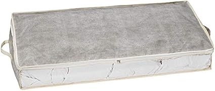 2er Set Unterbettkommode Aufbewahrungstasche aus Stoff für Bettdecken