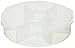 Darice 6 Compartment Round Organizer, Clear Plastic