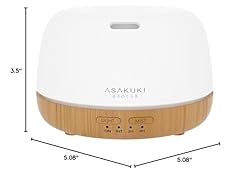 ASAKUKI Essential Oil Diffuser, 300ml Ultrasonic