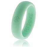 Women's Silicone Wedding Ring by Fit Ring Premium Medical Grade Rubber Wedding Band Comfortable Fit for Active Women Safe Elegant and Timeless Design Perfect Christmas Gift