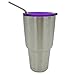 HP95(TM) 1PC 30 Oz Spill And Splash Resistant Lid With Slider Closure (Purple)