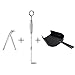 Dracarys Stainless Steel Ash Pan Big Green Egg Accessories Ash Tool for BGE Primo and Other Charcoal Kamado Stove(at+AP+GG)