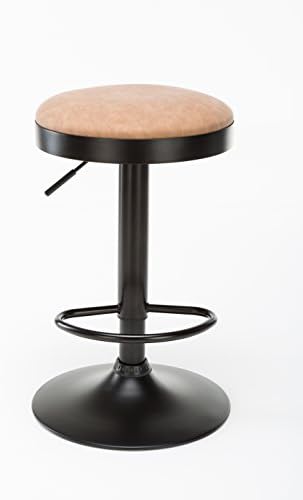 Boraam 98006 Copley Adjustable Height Swivel Stool, Taupe