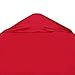 Yescom 10x10Ft Gazebo Top Replacement for Beach Cabanas for 1 Tier Outdoor Canopy Cover Patio Garden Yard Party Red