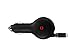 Cellet Micro USB Retractable Vehicle Car Charger for Android Phones - Retail Packaging
