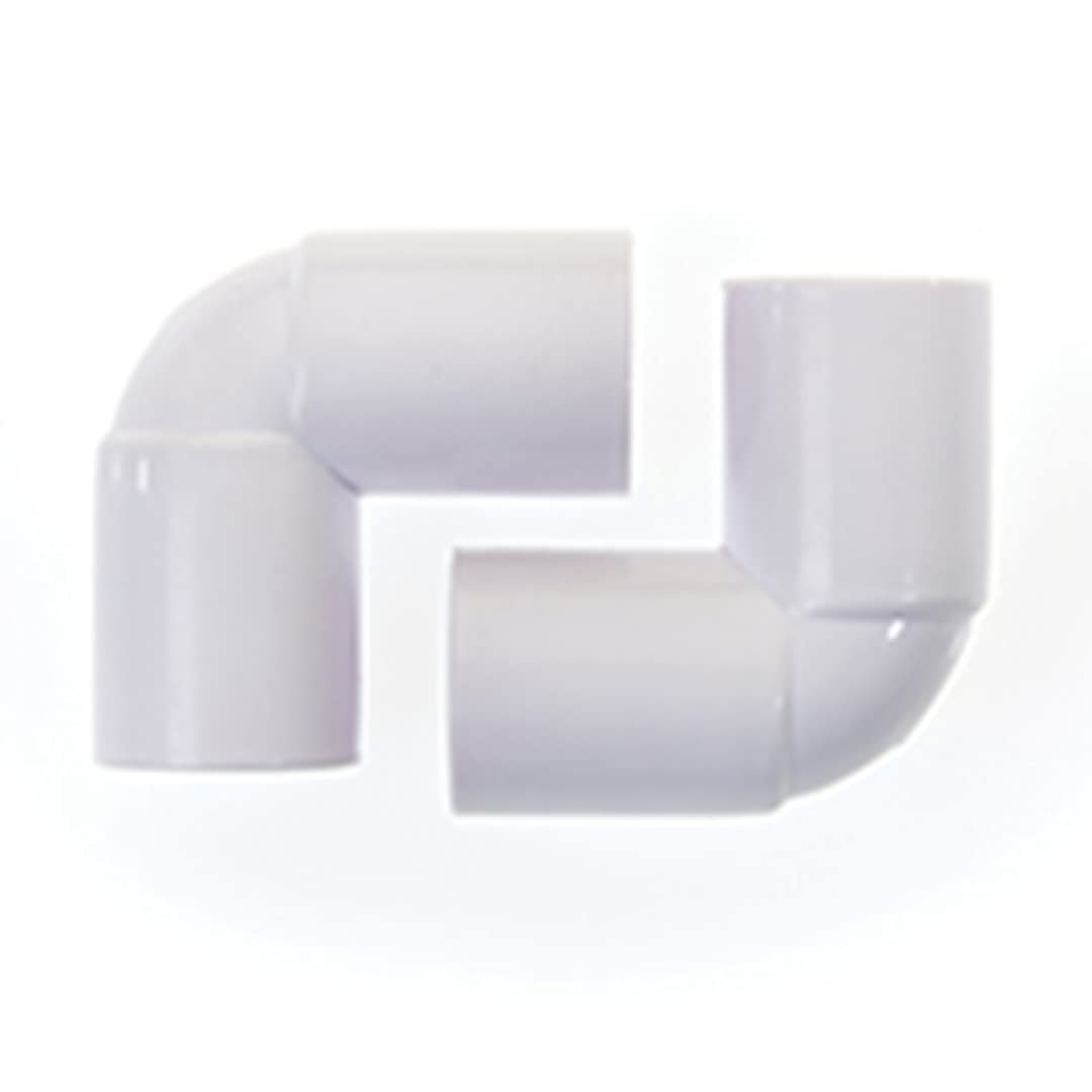 MaKe PRO075 Overflow 90° Bend 22mm, White