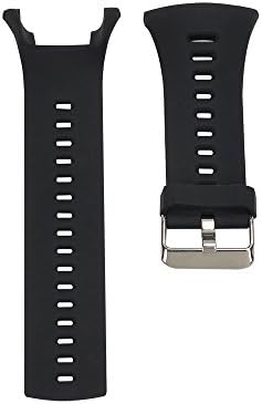 Universal Replacement Silicone Strap Watch Band For Suunto Ambit1/2/2S/2R/2 SAPPHIRE/3 PEAK(No Watch) (Black)