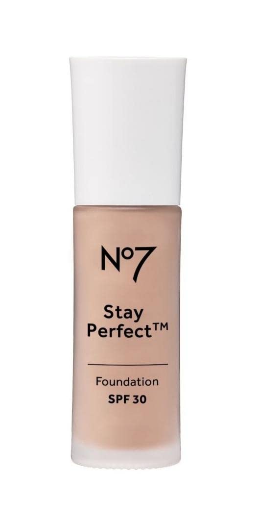 No7 Stay Perfect Foundation (New Formula) SPF30 - Cool Vanilla - 30ml
