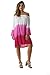 Riviera Sun 21763-FUS-2X Dress Dresses for Women White/Fuchsia
